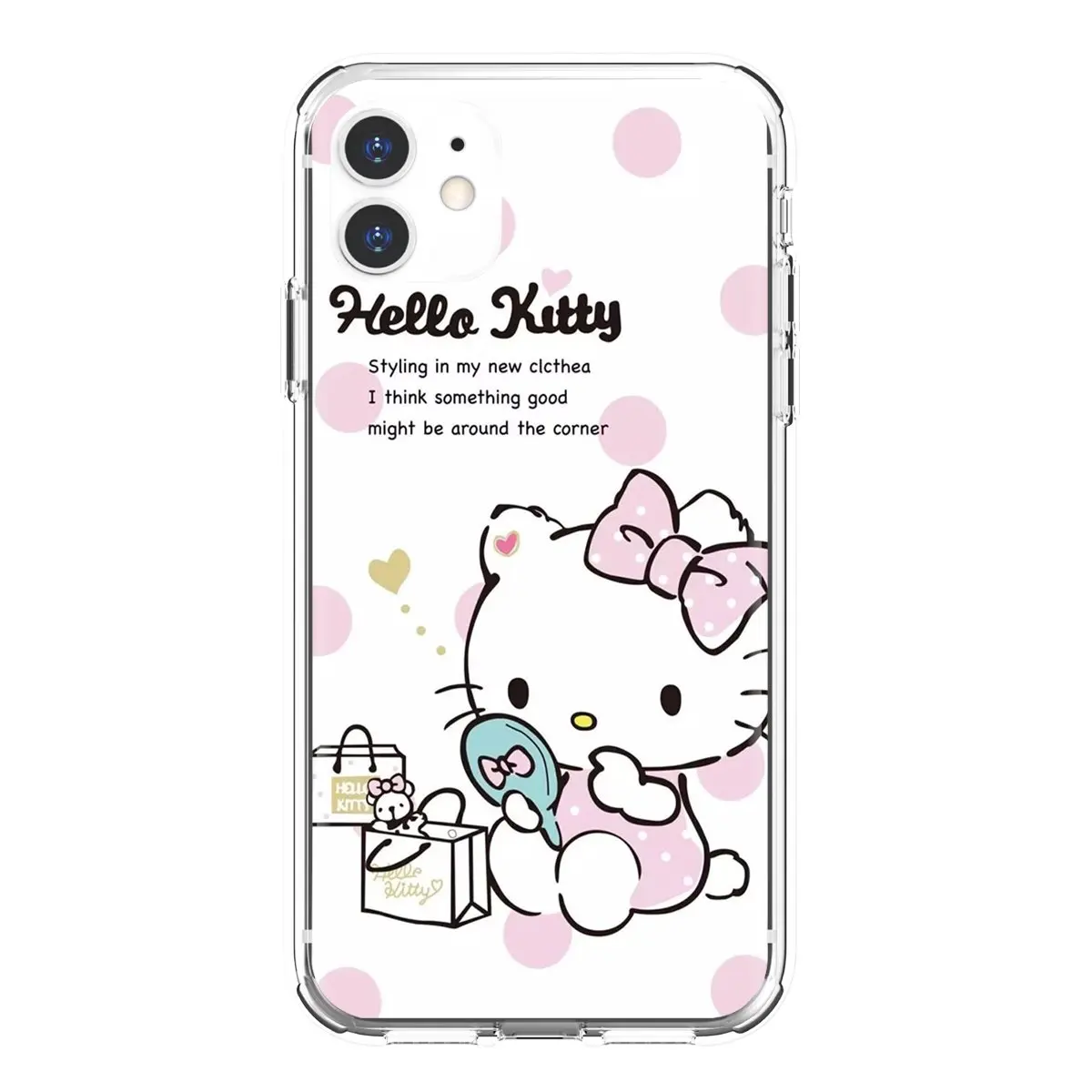 Прозрачный чехол из ТПУ для Samsung Galaxy Note 3 4 5 8 9 S3 S4 S5 Mini S6 S7 Edge S8 S9 S10 Plus Naughty-Hello-Kitty |