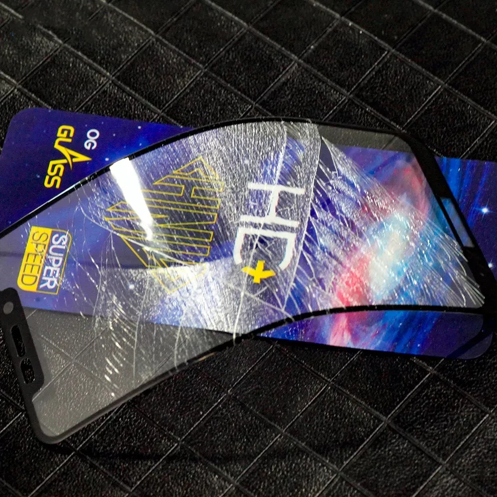 20pcs HD+ Tempered Glass Full Glue Cover OG Super Speed Screen Protector Film Shield For Iphone 12 13 14 Pro x xr xs max 6 7 8