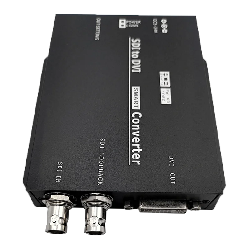 SDI TO DVI Frequency Converter SDI Conversion DVI High-Definition Signal Device Support External Independent Analog Audio Output