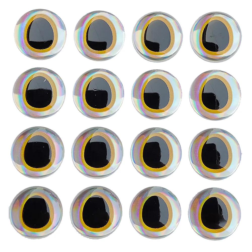 

3D-Holographic Fishing Lure Eyes For Fly Tying Stickers 6mm 8mm 10mm 12mm DIY Fish Eyes Baits Making Artificial Tackle Pesca