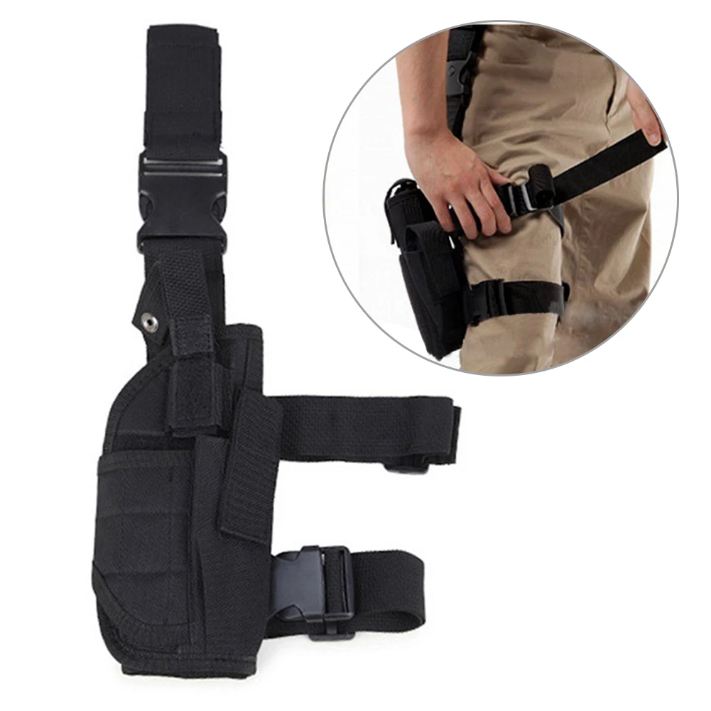 

Universal Tactical Drop Leg Thigh Holster Hunting Military Flashlight Pouch Case Holsters Outdoor Leggings Waist Bag