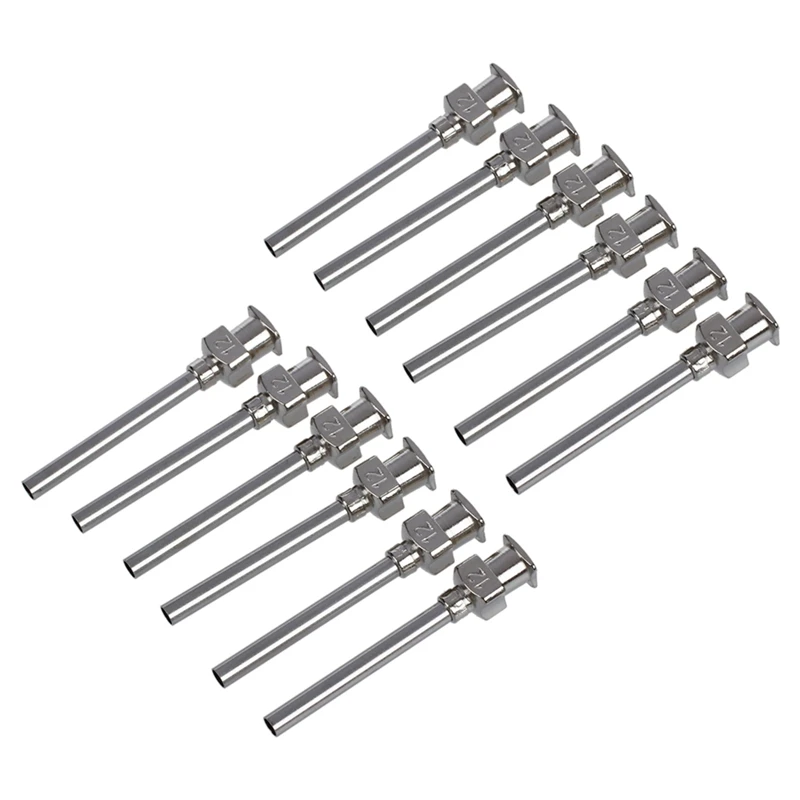

Promotion! Stainless Steel Luer Lock Dispensing Needle Tip, 12 Gauge, 2.05Mm ID X 2.8Mm OD, 1 Inch Length (Pack Of 12)