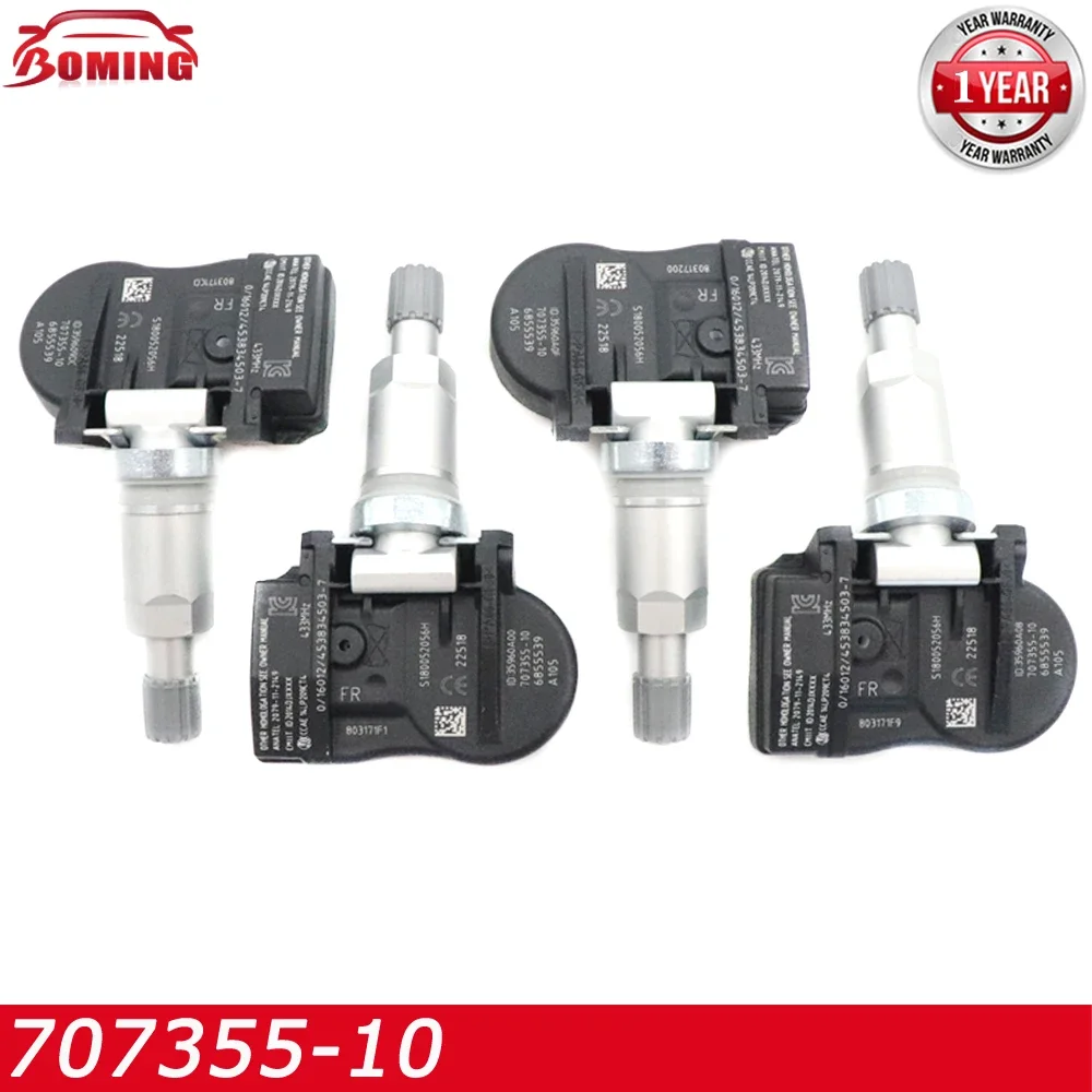 707355 -10 433 МГц Датчик контроля давления в шинах TPMS для BMW 1 2 3 4 i3 i8 X1 X2 X5 X6 MINI F20 F21 F22 F23 LCI