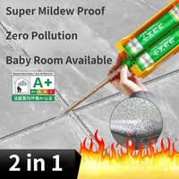 2 In 1 Tile Grout Gap Repair Agent Home Waterproof Mouldproof Wall Porcelain Paint Filling Agents Tile Filling Glue Decoration