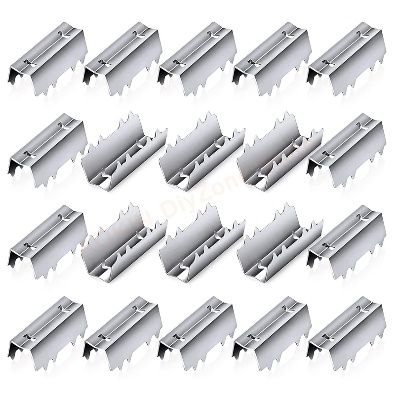 

20 шт. 3D-принтер металлические хомуты для ремня ГРМ с открытым концом, открытые зажимы для ремня GT2 для ремня ГРМ 2GT 6 мм 9 мм зажим для ремня сти...