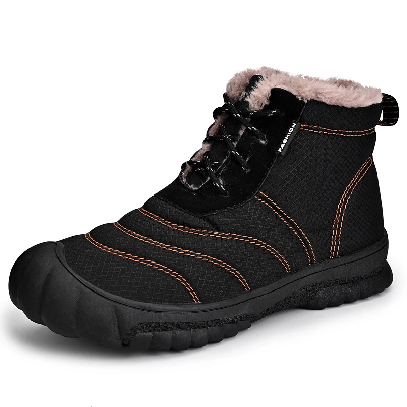

Мужские зимние ботинки, уличная мужская обувь, теплая Утепленная обувь, высокие кроссовки 2023, качественная Водонепроницаемая походная рабочая обувь, ботильоны