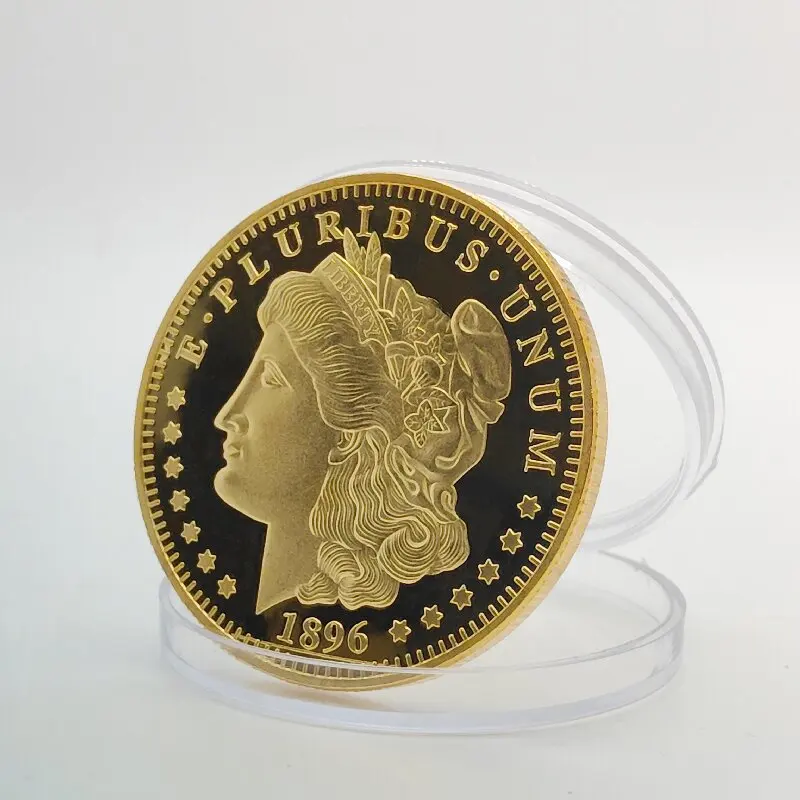 

Золотая копия медали США 1896 Морган