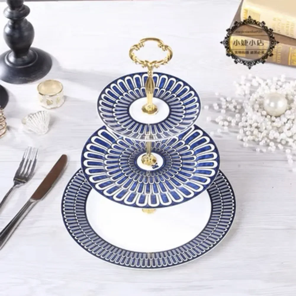 

Layer Dessert Holder Special Three Fruit Room Luxury Tray Rack Buffet Snack Plates Plate Dried Display Cake Living