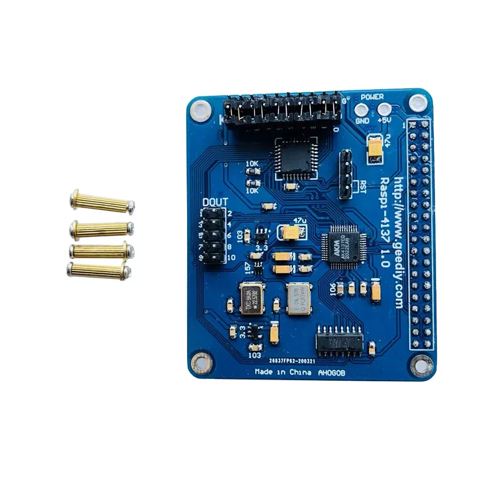 Фото SmCpNvarcher Ak4137: Поддержка цифрового вещания и веб-трансляций Volumio Moode для Raspberry Pi 2B, 3B, 3B+, 4B, 384K DSD256 №4