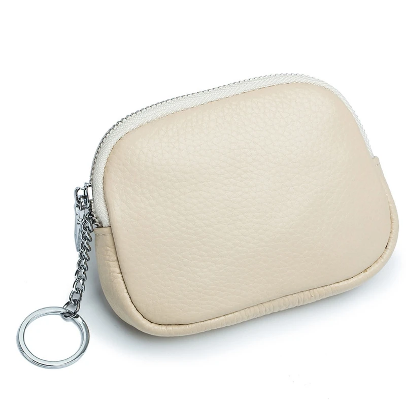 

Women's Short Small Wallet Ladies Leather Purse Key Ring Coin Card Holder Keyring Money Bag