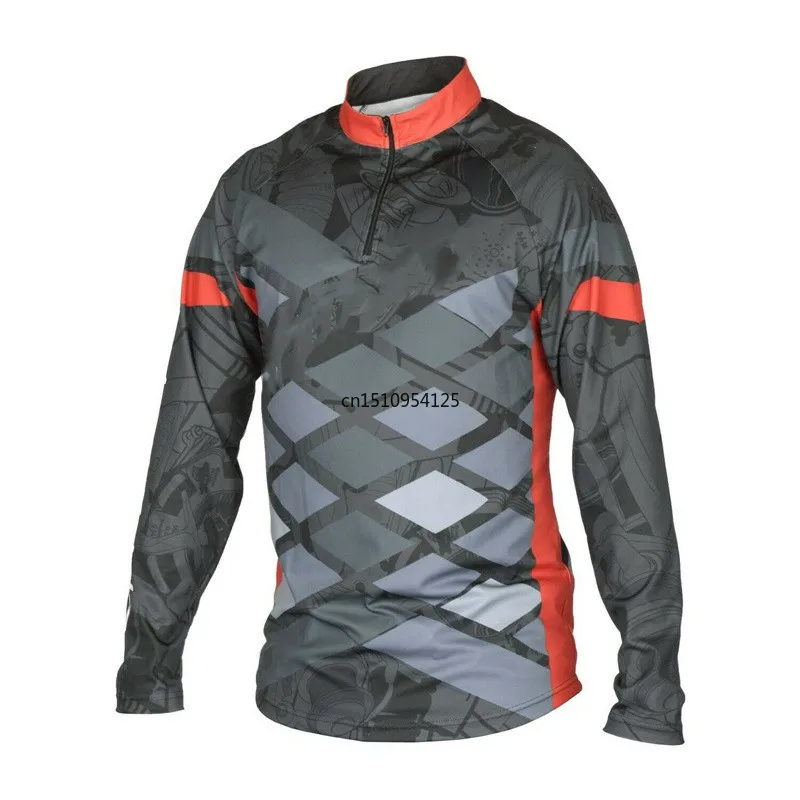 

2023 Hot Selling Men's Fishing Jerseys Anti-UV Fishing Clothing With Zipper Quick Drying Sun Protection Fishing Shirts