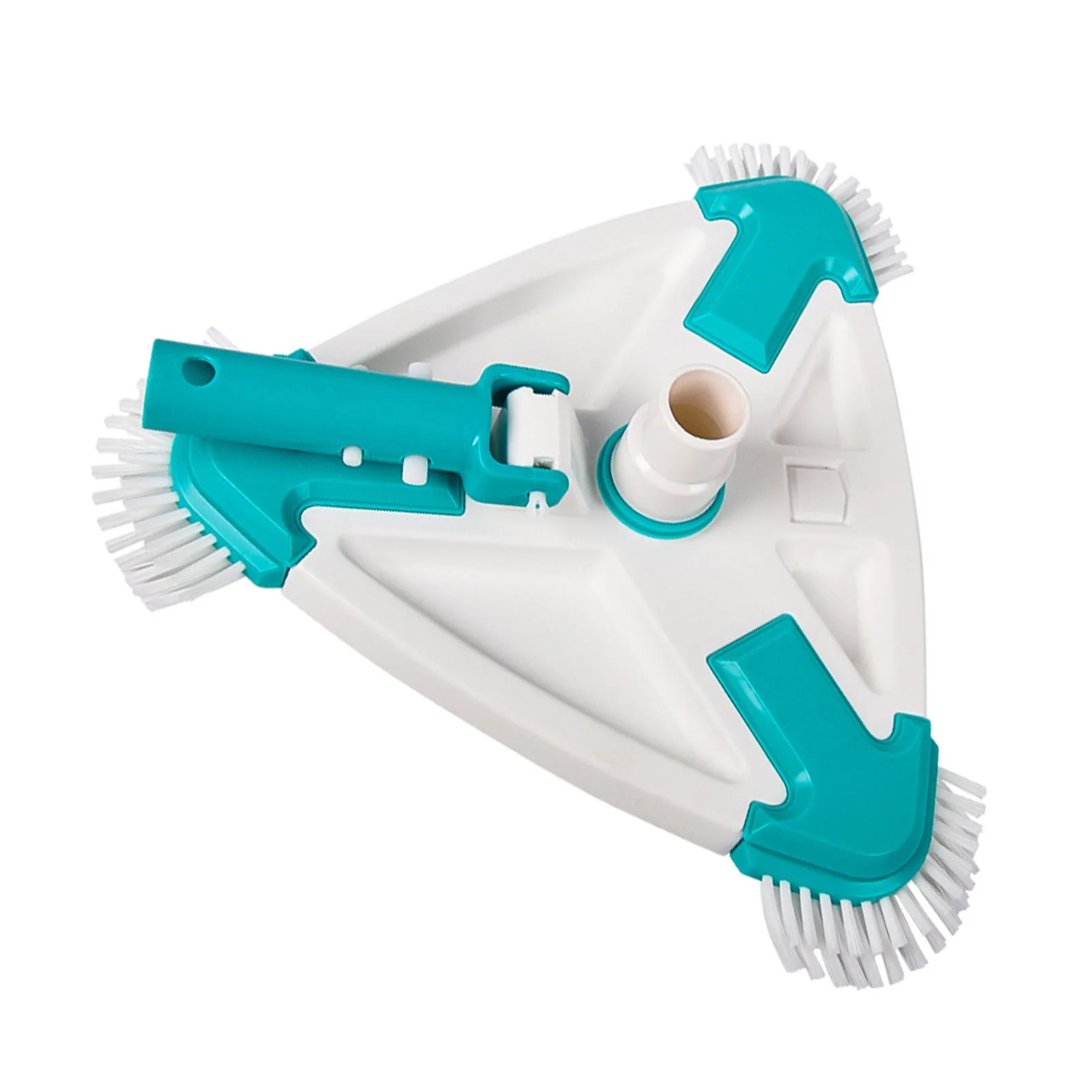 

New Swimming Pool Vacuum Head Cleaning Tool Triangular Suction Head Pond Fountain Spa Pool Vacuum Cleaner With Brushes