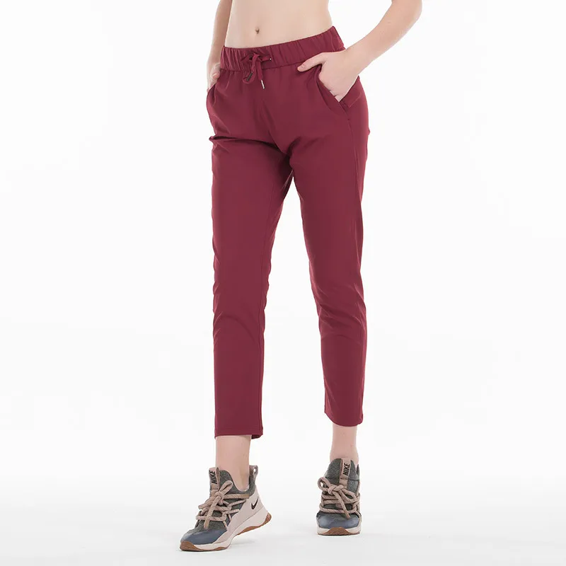 

Женские леггинсы Lulu для тренировок, бега, 4 способа, стрейчевая ткань, супер качество, штаны для йоги с боковыми карманами, уличные спортивные колготки