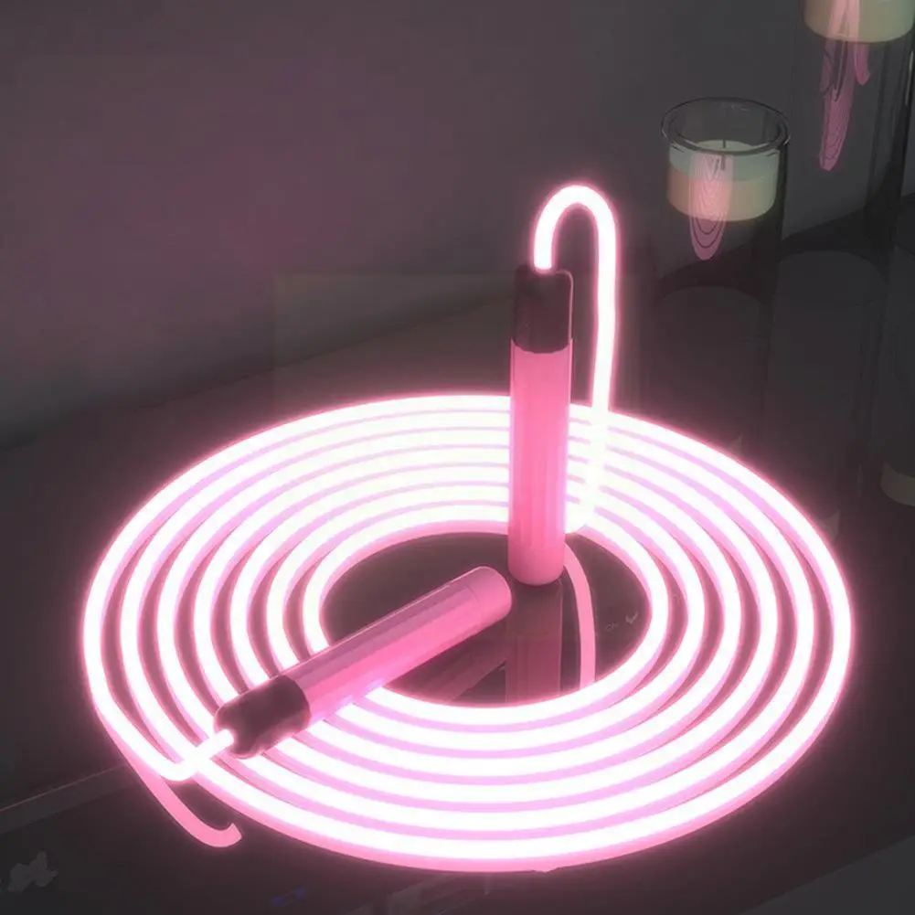 

Portable Night Glowing Skipping Rope Luminous Jump Supplies Equipment Rope Sports Training Outdoor Exercise Light Led X6e2