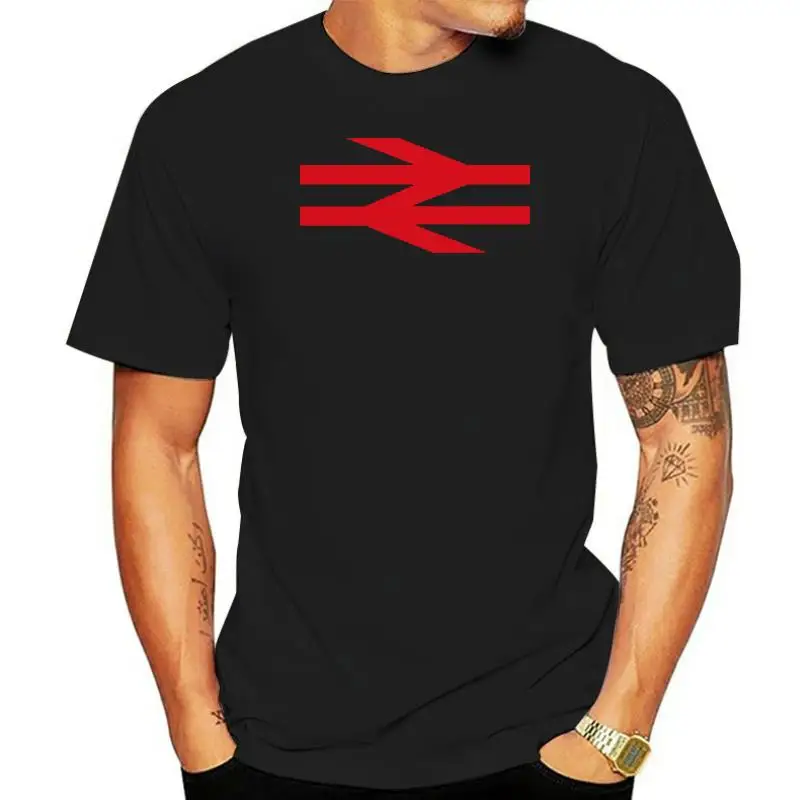 

British Rail Arrows Red Design Black T-SHIRT ALL SIZES