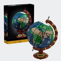 2022 new the globe 2585pcs fit 21332 idea globe map model building blocks bricks technical moc bricks toys kids gift set