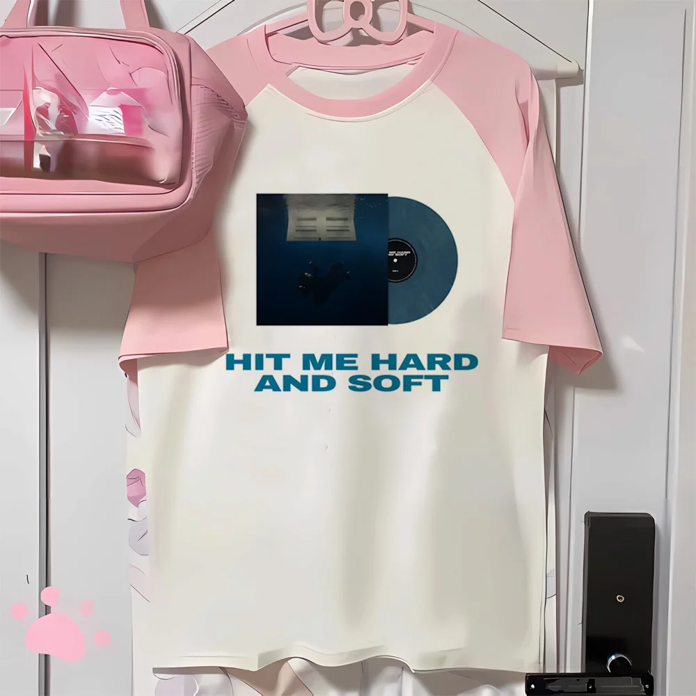 2024 Hit Me Hard And Soft Tour tshirt women korean clothes Comfortable University aesthetic Vintage