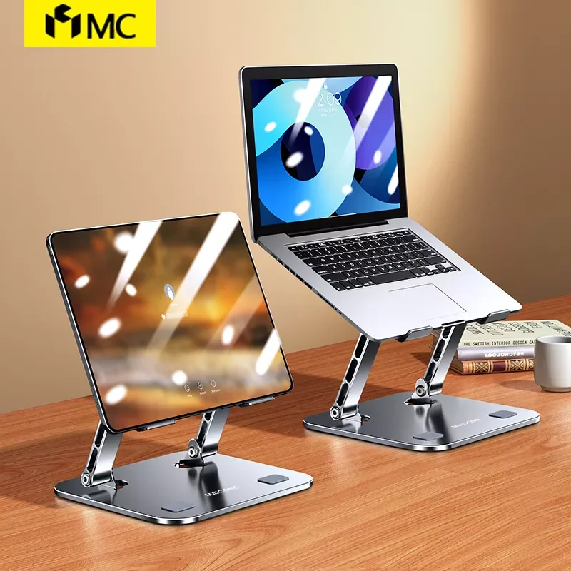 

MC 515 Laptop Stand Adjustable Aluminum Alloy Notebook Stand Compatible with 10-17 Inch Laptop Portable Laptop Holder