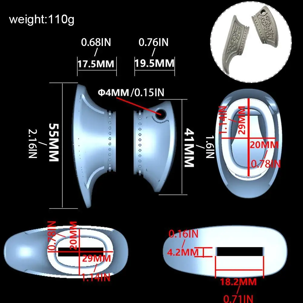 Ручка для стального ножа ручка рукоделия запчасти самостоятельного