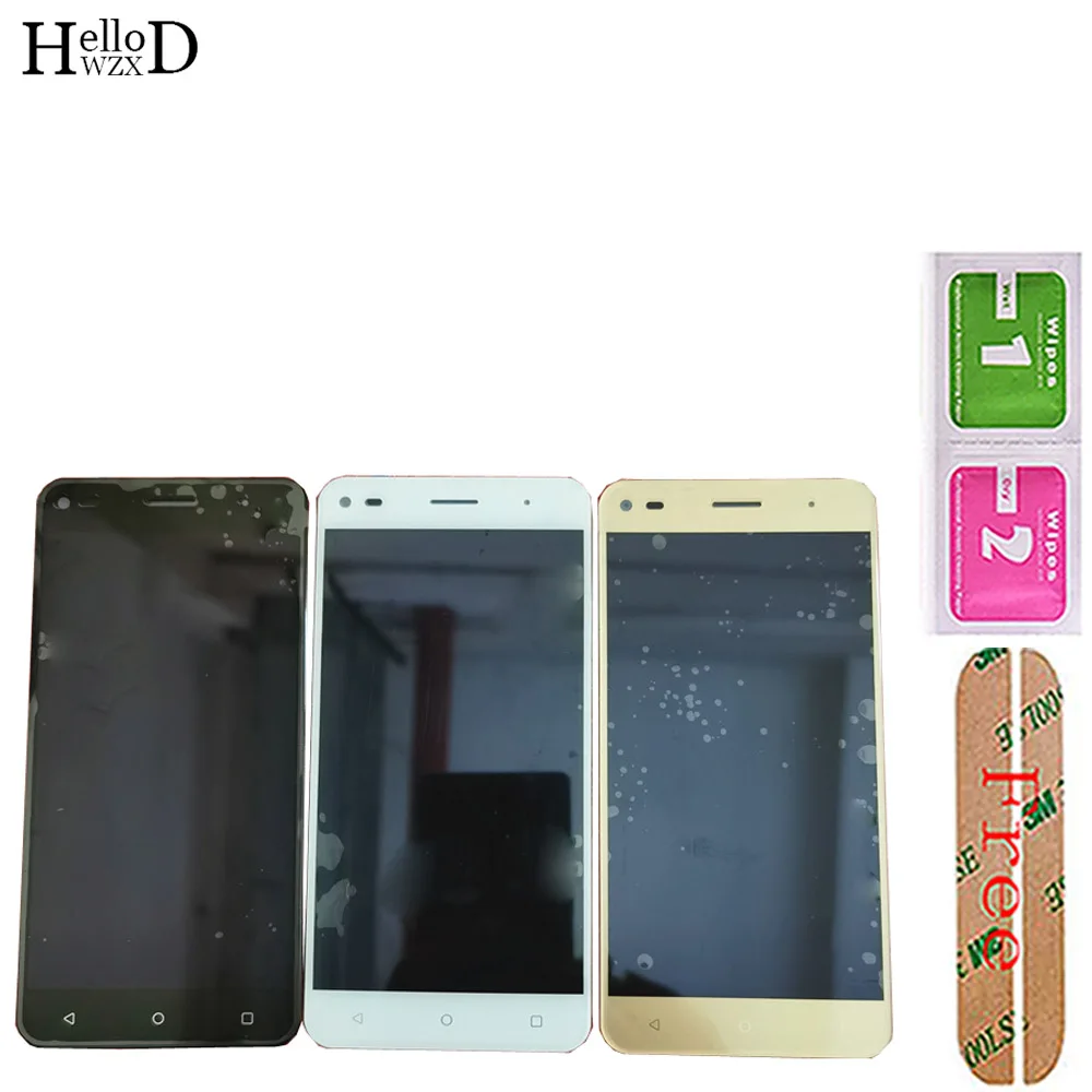 

Phone LCD Display For Nomi i5030 Evo X LCD Display With Touch Screen Digitizer Panel Front Glass Lens Sensor Tools