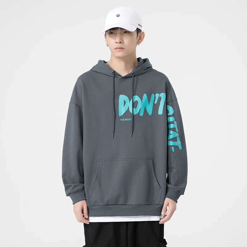 

Spring Autumn Men's Hoodie Harajuku Street Fashion Oversized Hoodie Trendy Men's Loose Sports Hip Hop Streetwear Free Shipping