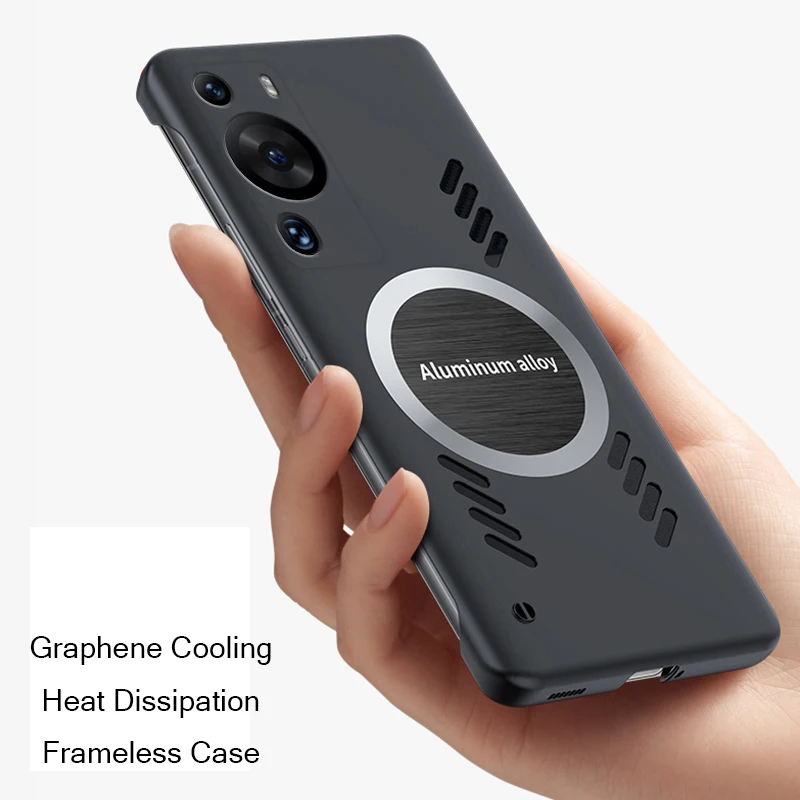 

Cooling Heat Dissipation Case for Huawei P60 P50 P40 P30 Mate 50 40 30 20 Pro Case Frameless Graphene Heat Dissipation Cover