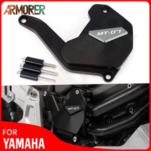 For YAMAHA MT07 MT-07 MT 07 CNC Aluminum Water Pump Protection Guard Cover Motorcycle Accessories 2013 - 2018 2019 2020 2021