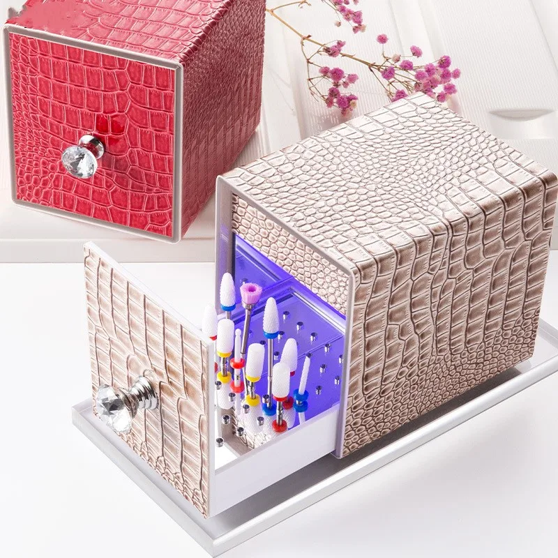 1 шт. пылезащитный контейнер для фрез маникюра и полировки ногтей