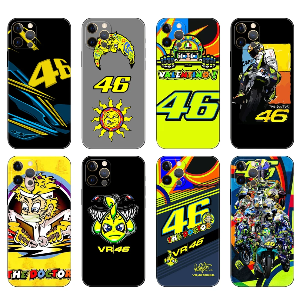 

Motorcycle Racing Doctor Rossi Back Cover phone case For iPhone 13 12 mini 11 pro xs max X XR 5 6 7 8 plus tpu For pixel 6 PRO