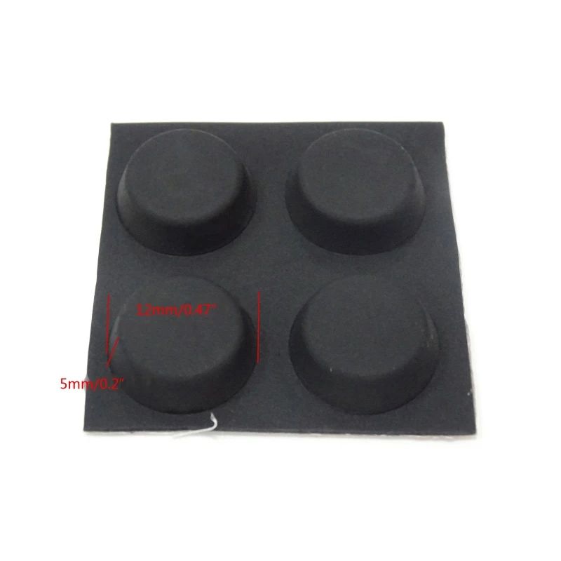 4 Pieces Universal Tablet/Notebook Stands Small Round Rubber Feet Keyboard Corner Pad  Silicone  Stand