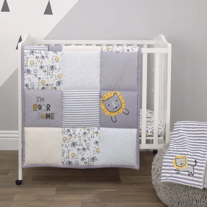 

3 Piece Nursery Bedding Set, Crib Bed
