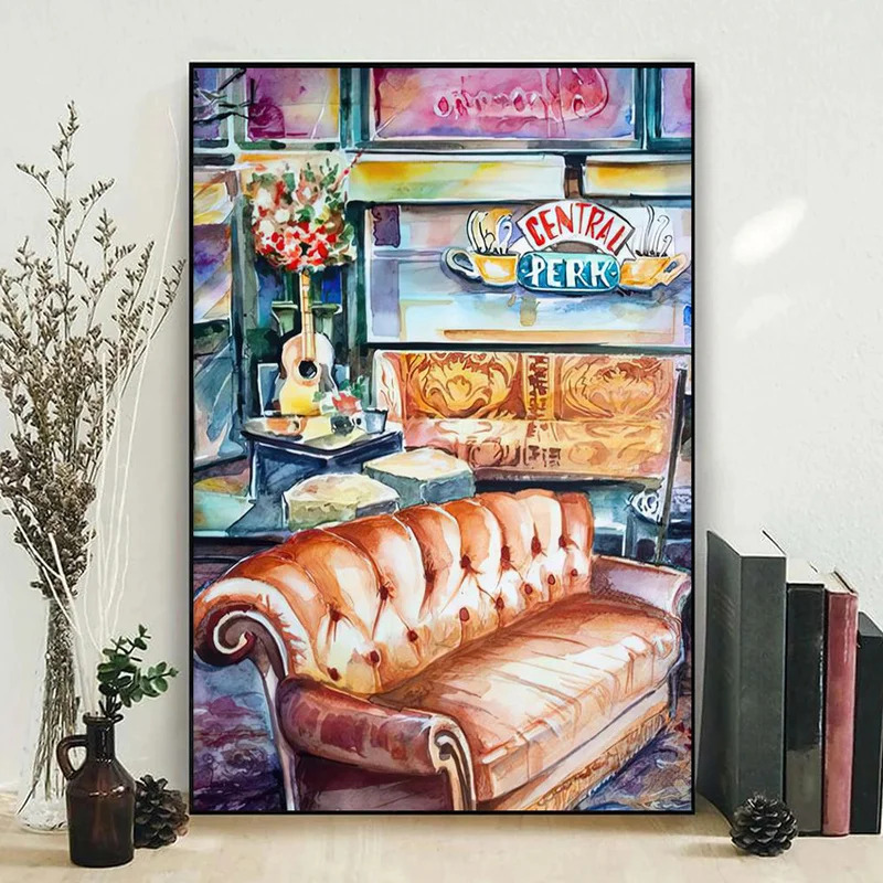 

Настенный постер с изображением цветов на холсте «Друзья»