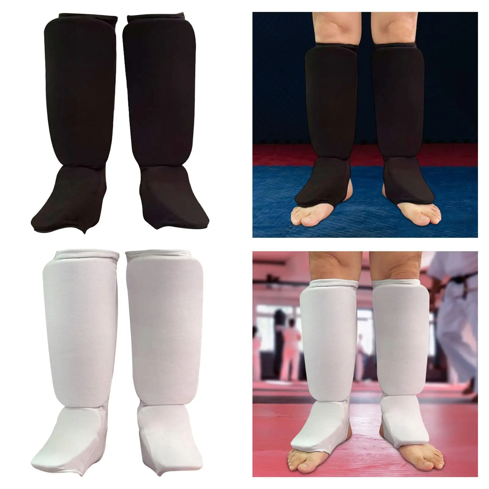 Защита голени Instep Guard MMA EVA: Комплект для полной защиты ног для карате, кикбоксинга, тхэквондо (art.: 3920dbee77fea) - 3920dbee77fea