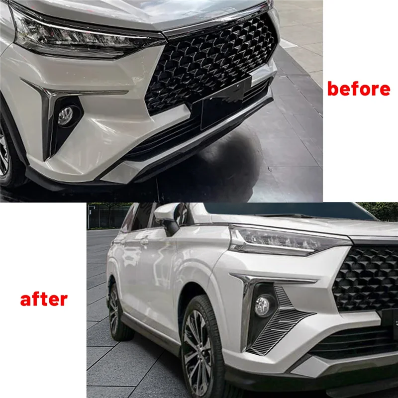 Для Toyota Veloz 2022 + передняя противотуманная фара из углеродного волокна с боковой