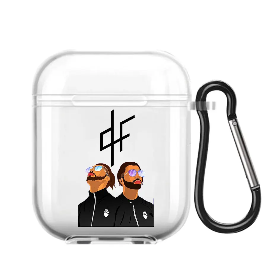 

Fashion Rapper Transparent Soft TPU Apple Wireless Bluetooth Headphone Case Suitable for Iphone AirPods 1 2 3 Pro