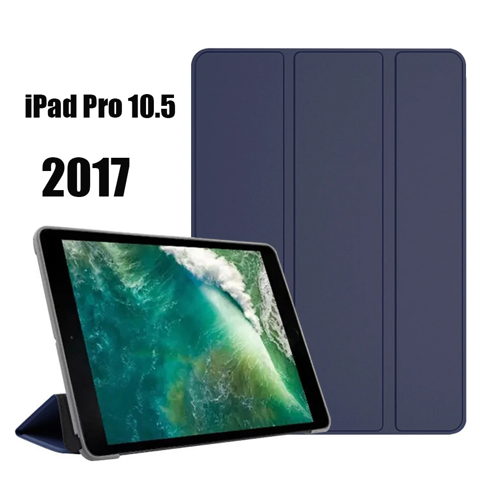

Чехол для iPad Pro 10,5, 2017, модель A1701, A1709, Обложка из искусственной кожи, чехол для планшета Apple iPad Pro 10,5 дюйма, чехол с умным режимом сна и пробужде...