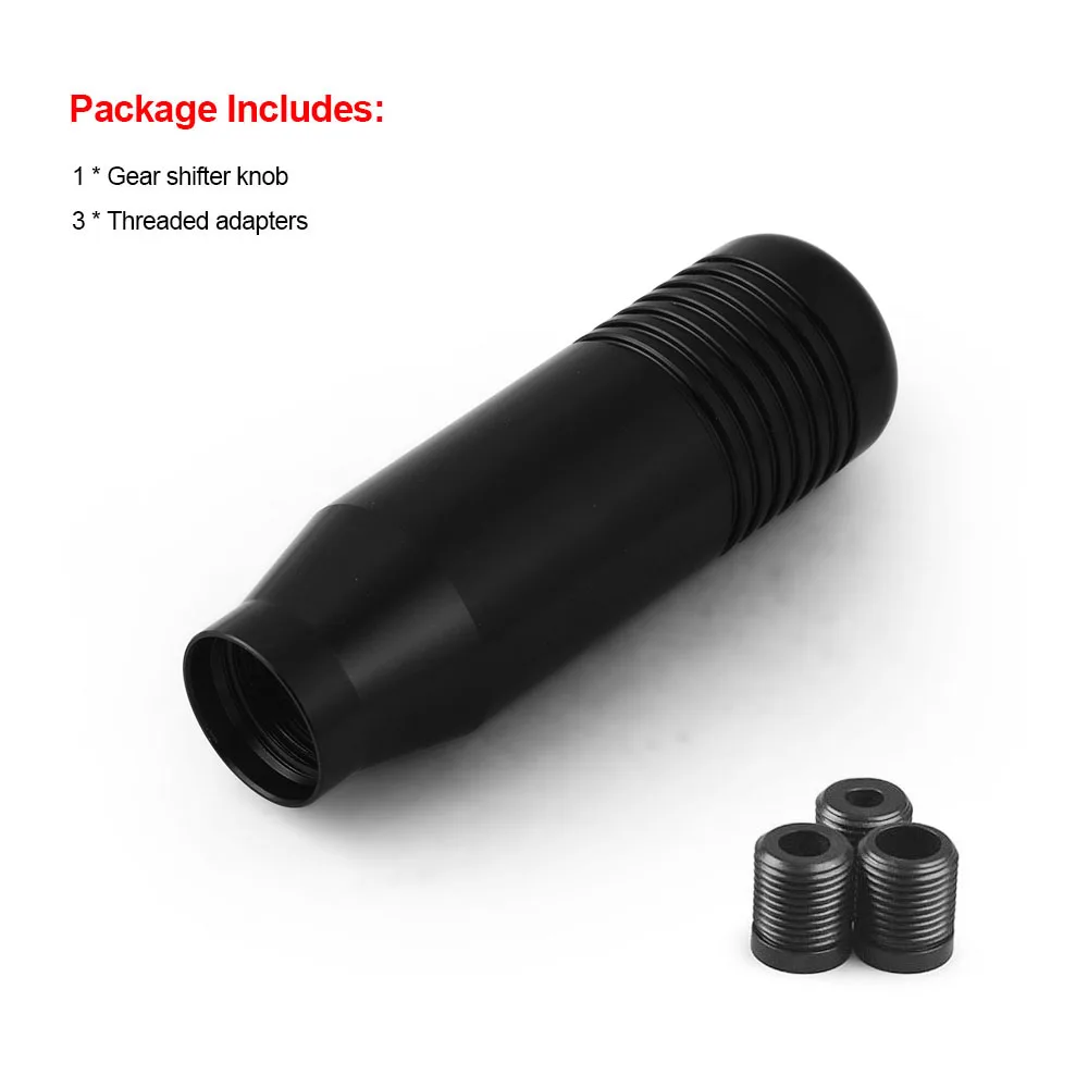 

Ручка переключения передач JDM 8,5 см, ручная коробка передач, универсальная автомобильная алюминиевая удлиненная ручка переключения передач JDM, ручка переключения передач без логотипа