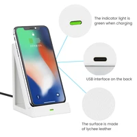 10w qi wireless charger stand fast charging dock station for iphone 13 12 11 pro x xs max xr samsung s20 s10 phone holder