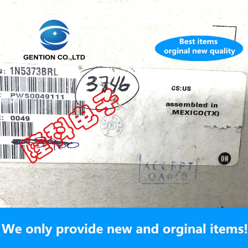 

10 шт. 100% Новый оригинальный 1N5373BRLG высокомощный диод регулятора напряжения + 68 в 5 Вт оригинальный импортный 1N5373B