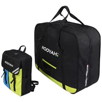 NOOYAH 18-20 Inch Folding Bike Bag Portable Bicycle Travel Case Cycling Rainproof Lightweight Carry Bag Bicycle Accessories