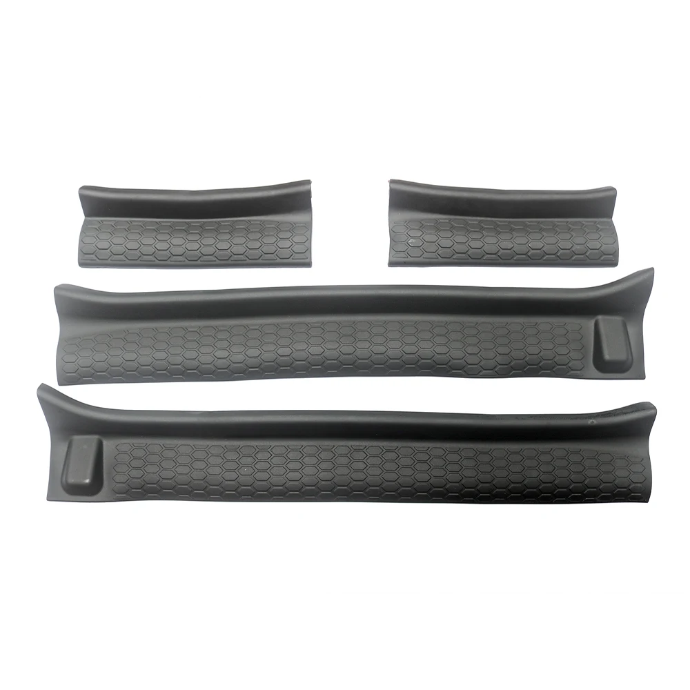 

Защитные Накладки На Пороги Jeep Wrangler JL Gladiator JT 4-дверный 2018-2025, Черные, Резиновые, Для Защиты Автомобиля