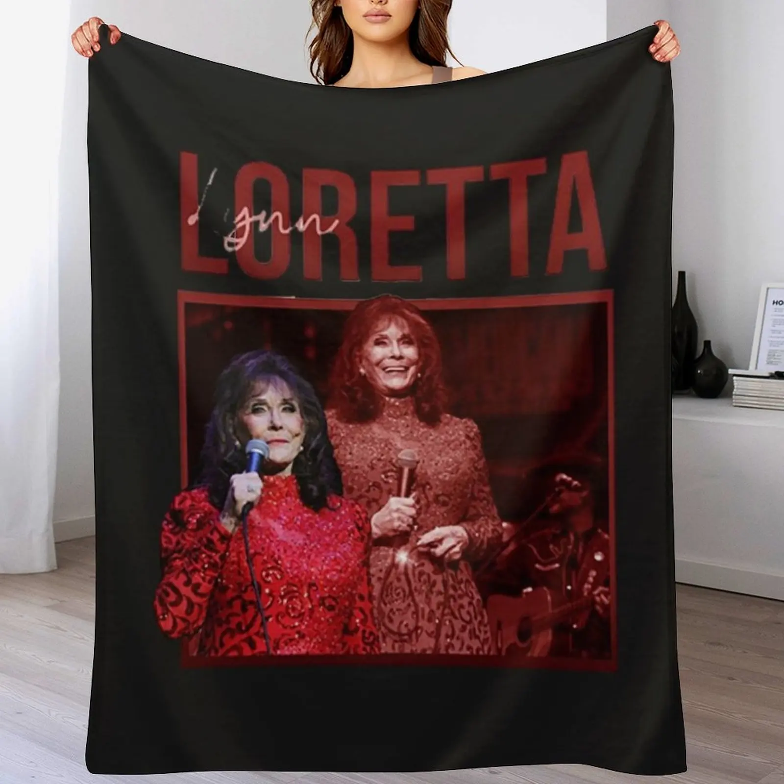 Одеяло loretta red Rip Декоративные пледы и Одеяла