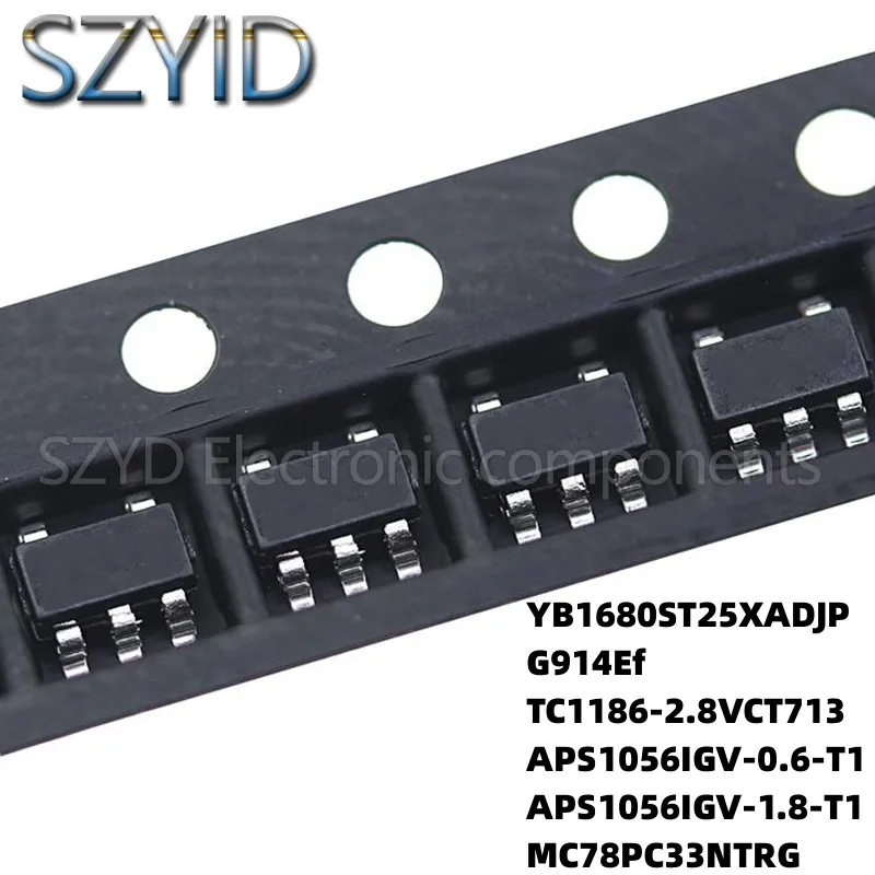

100PCS SOT23-5 YB1680ST25XADJP G914Ef TC1186-2.8VCT713 APS1056IGV-0.6-T1 APS1056IGV-1.8-T1 MC78PC33NTRG