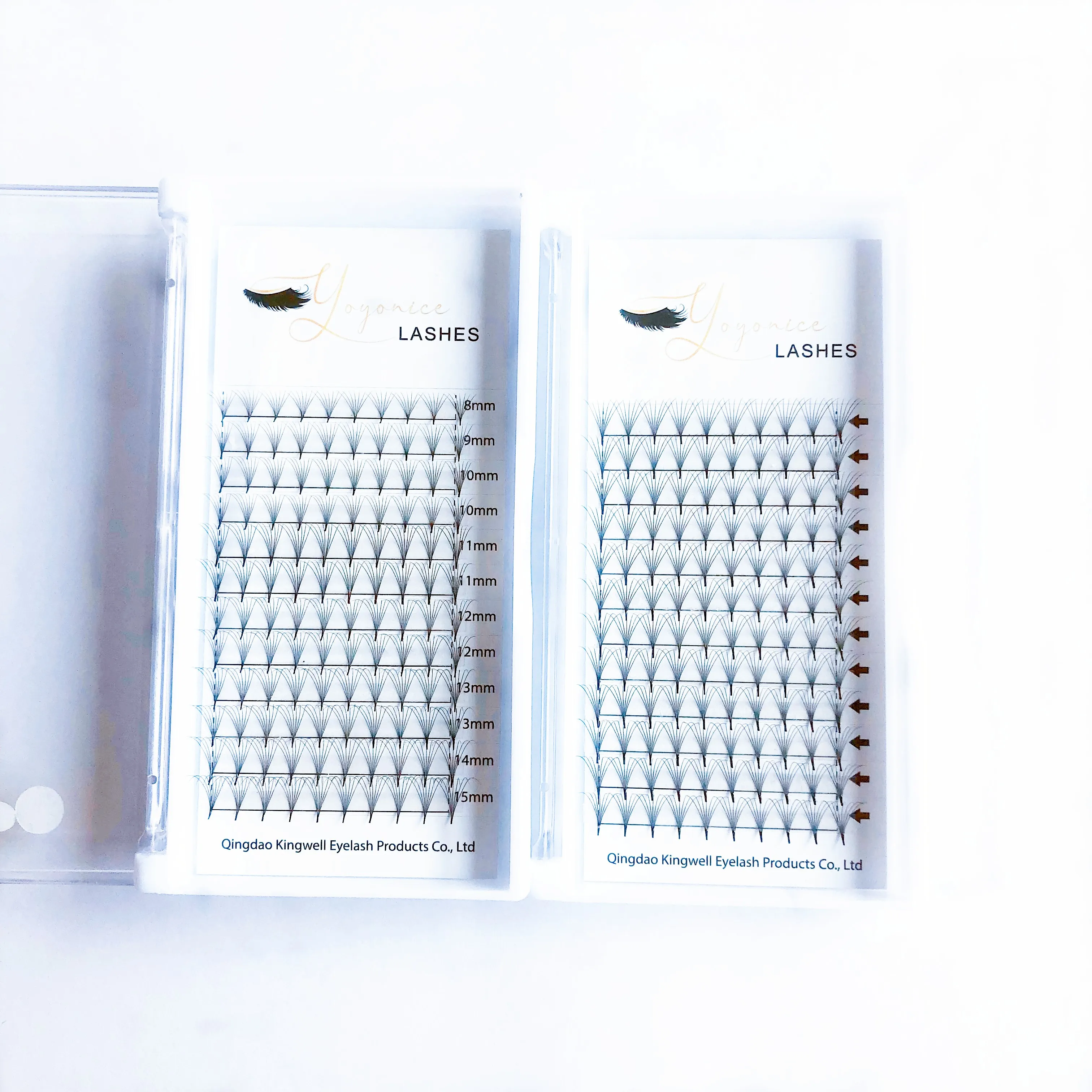 7D накладные натуральные ресницы с косметикой готовое наращивание ресниц веером