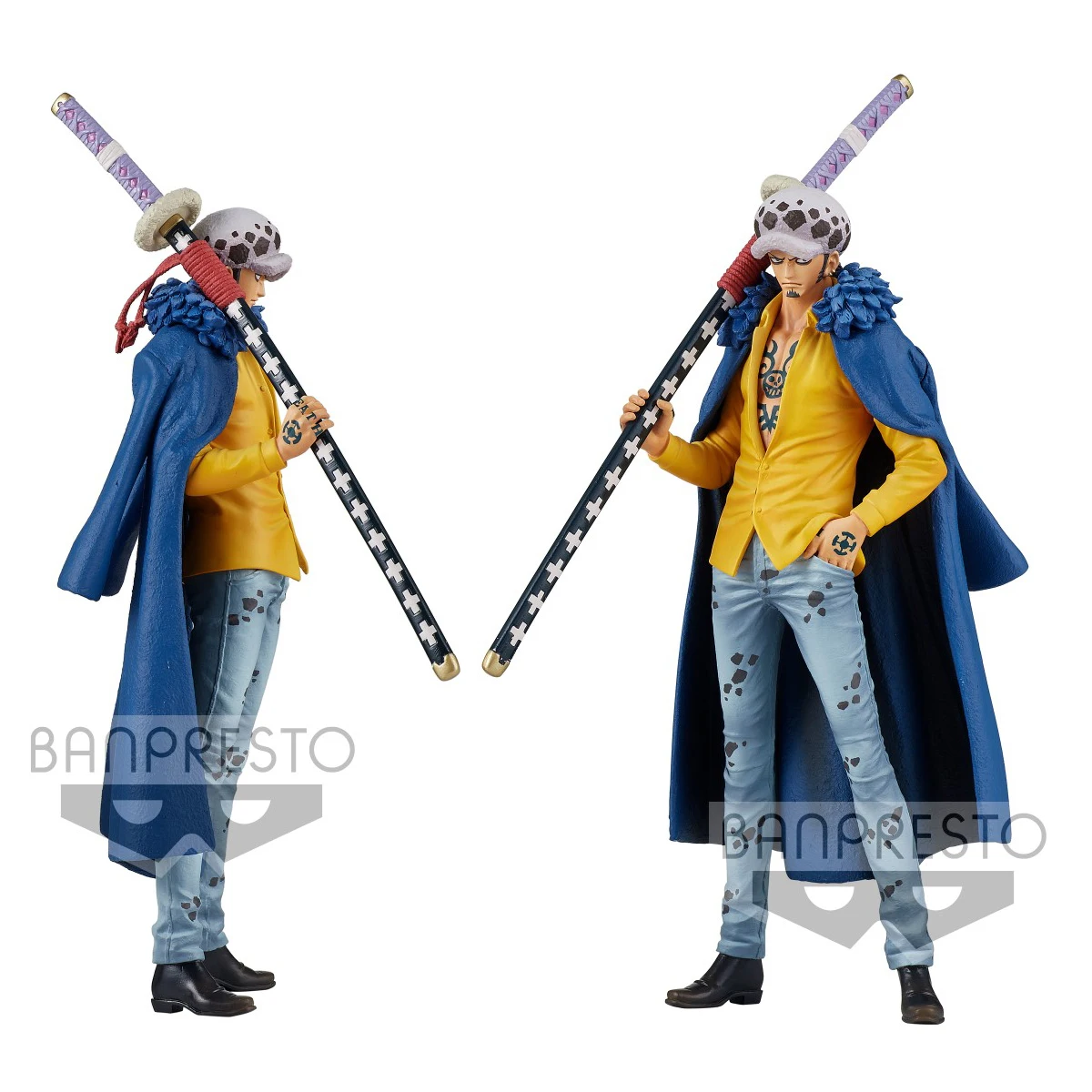 

Bandai Original One Piece Anime Figure DXF THE GRANDLINE MEN Vol10 Trafalgar D. Water Law Action Figure Toys for Children Gift