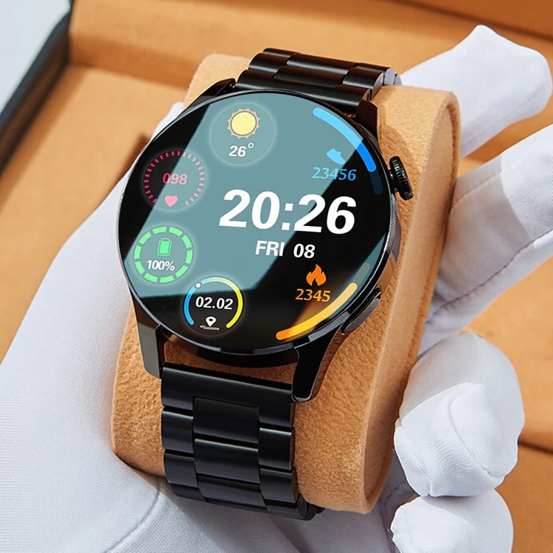 

For Xiaomi Huawei Watch 3 Men Smartwatch Smart Watch Android 2022 Bluetooth Call Waterproof Fitness Smart Watch for Men Women