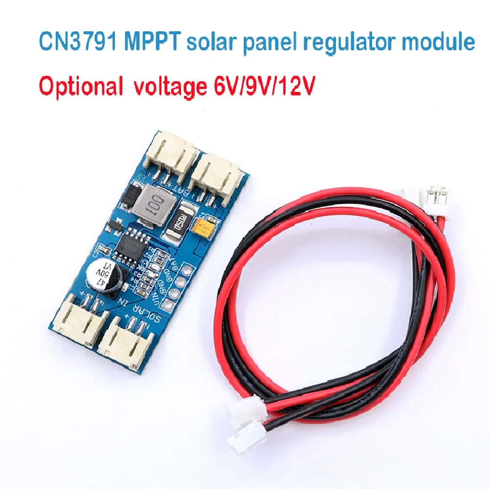 

diymore CN3791 MPPT Adjustable Solar Charger Panel 3.7V 18650 Lithium Battery Charger Board 6V/9V/12V PMW Overvoltage Protection