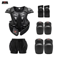wosawe child body protector motorcycle children armor kids motocross atv dirt bike chest pads suit skiing skating scooter armor