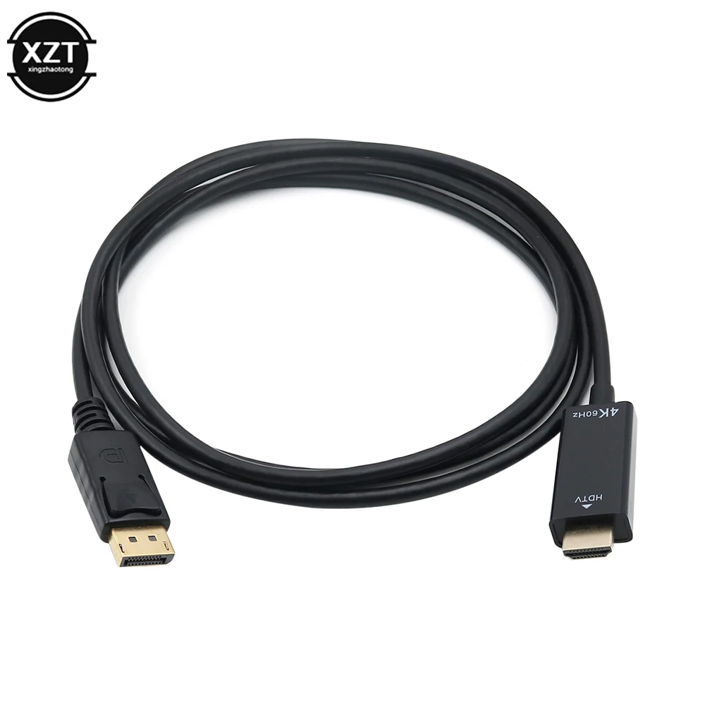 Active DP to HDMI-compatible Conversion Cable 4K 60Hz HD DisplayPort to HDMI-compatible Male to Male Interface Conversion Cable