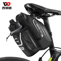 west biking bicycle bags with water bottle pocket mtb bike bag insulated kettle bicycle tail rear pouch bag